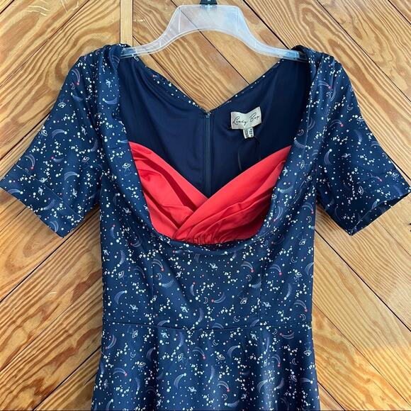 Lindy Bop Sloane Fit and Flare Dress - Picture 5 of 9